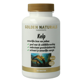 Golden Naturals Kelp (Jod) 180 Tabletten