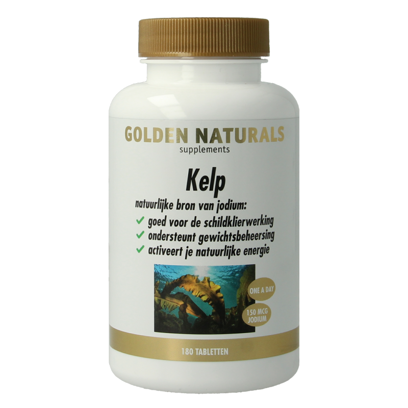 Golden Naturals Kelp (Iodio) 180 Compresse
