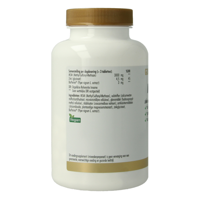 MSM (Zinc & BioPerine) 120 Tablets