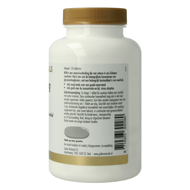 MSM (zinco & bioperine) 120 Compresse