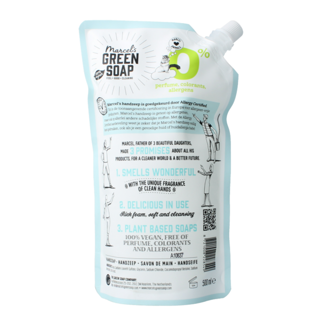 Sapone Mani 0% Ricarica 500 Millilitri