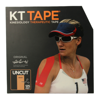 KT Tape Rollo Jumbo original 38 metros beige precortado 1 unidad