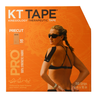 KT Tape Jumbo Pro Rolle 38 Meter 150 Streifen beige vorgeschnitten 1 Stück