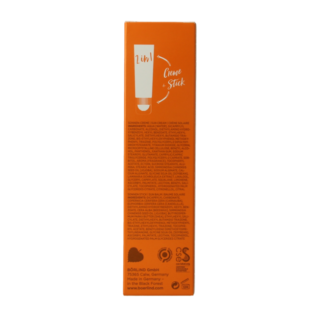 Crème et baume solaire 2-en-1 SPF50 30 ml