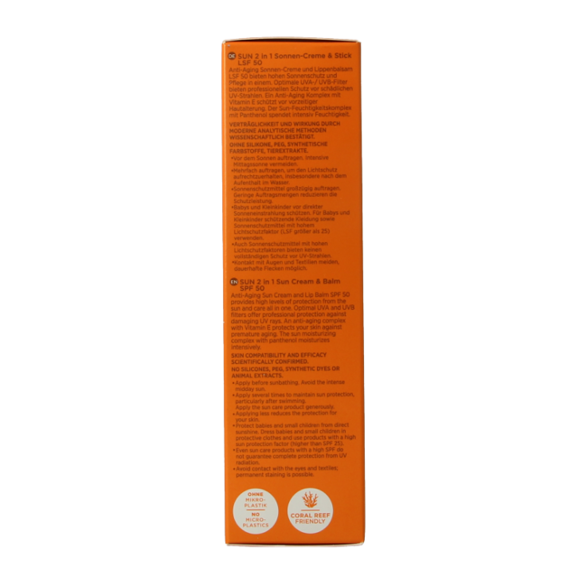 Sonnen-2-in-1 Creme & Balsam LSF50 30 Milliliter