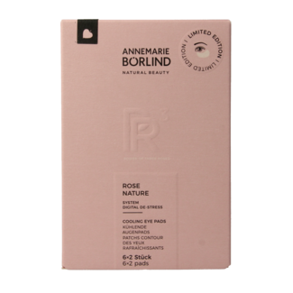 Borlind Rose nature eye pads 6 x 2 pezzi 12 Pezzi