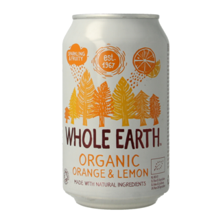 Whole Earth Sparkling orange & lemon bio 330 Milliliter