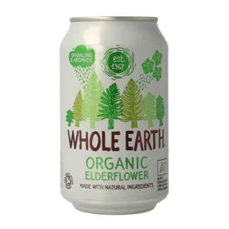 Whole Earth Sparkling elderflower bio 330 Milliliter