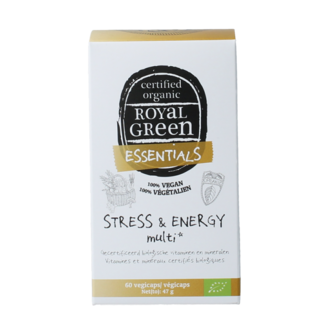 Royal Green Stress & énergie multi bio 60 Gélules végétales