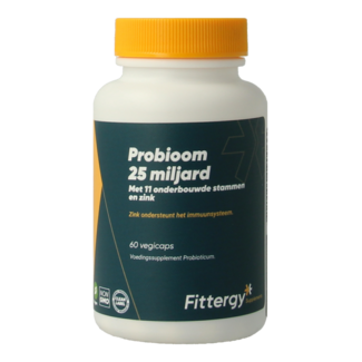 Fittergy Probiome Course 25 Billion 60 Vegetarian Capsules