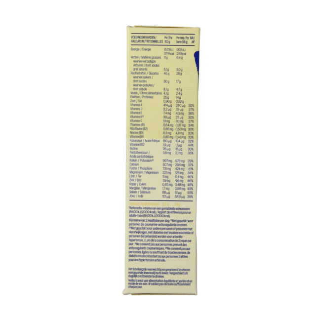 Barres substituts de repas abricot & citron 116 g