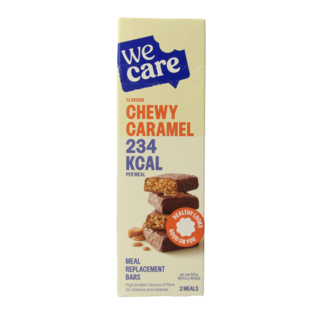 WeCare Barres substituts de repas caramel fondant 120 g