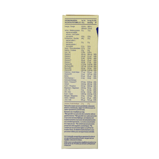 Barres substituts de repas choco crisp 116 g