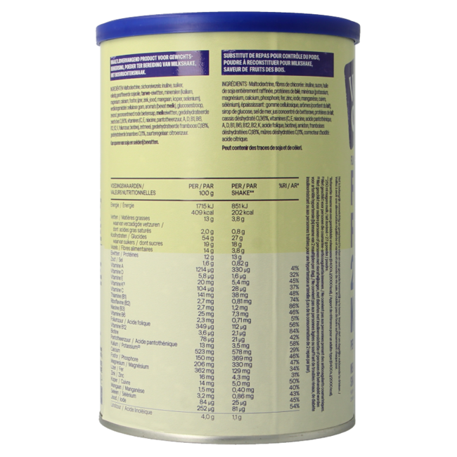 Meal replacement shake forest fruits 436 Gram