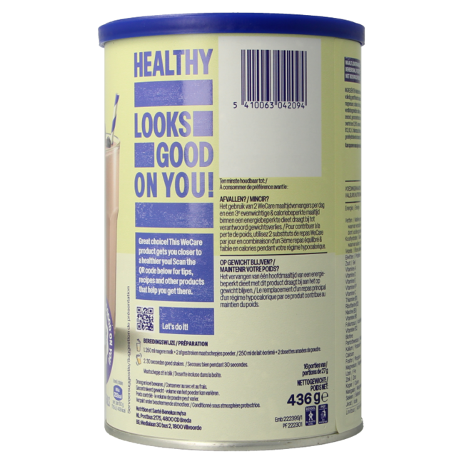 Shake substitut de repas fruits des bois 436 grammes