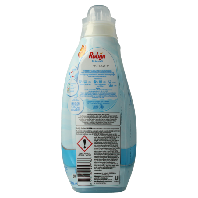 Wasmiddel stralend wit 665 Milliliter