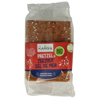 Dr. Karg's Crackers pretzel zeezout bio 200 Gram