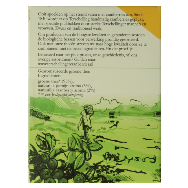 Grüner Tee Cranberry Bio 18 Beutel