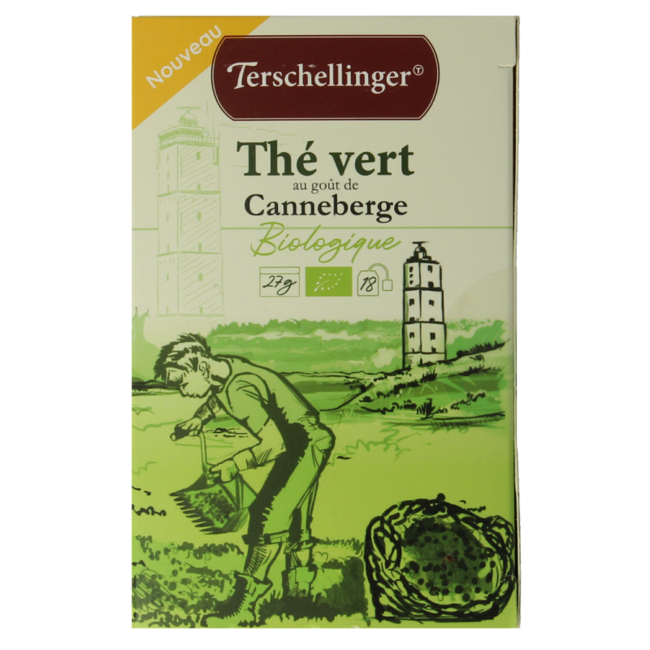 Organic Green Tea Cranberry 18 Bags