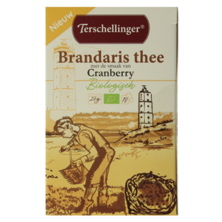 Terschellinger Organic black tea with cranberry 18 bags