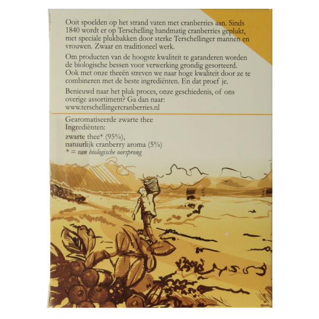 Organic black tea with cranberry 18 bags