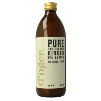 G'nger Jus de gingembre au citron bio 500 ml