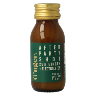 G'nger Shot zenzero succo di frutta after party 60 Millilitri