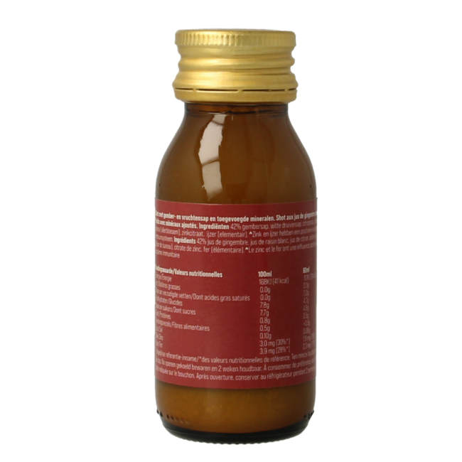 Ingwer-Fruchtsaft-Shot Immunity 60 Milliliter