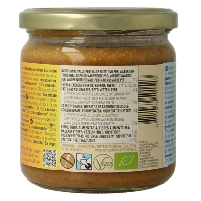 4 Notenpasta bio 330 Gram