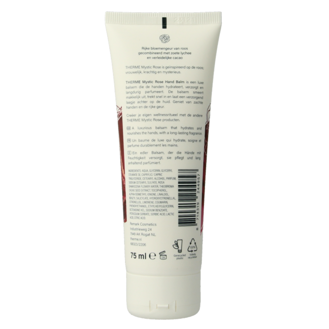 Balsamo mani rosa mistica 75 Millilitri