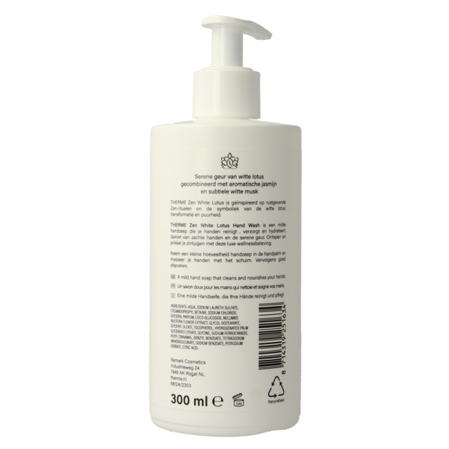 Zen White Lotus Hand Wash 300 Millilitre
