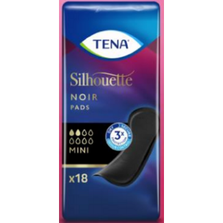 Tena Silhouette noir mini pad 18 Stuks