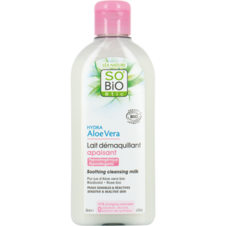 So Bio Etic Lait démaquillant à l'aloe vera 200 ml