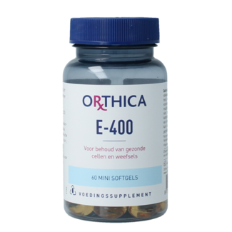 Orthica Vitamine E-400 60 capsules molles