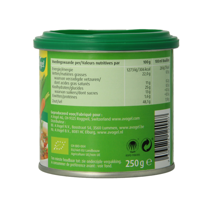 Base de bouillon Herbamare bio 250 g