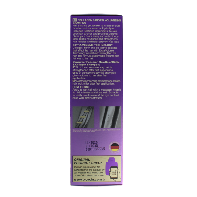 Collagen volume shampoo 300 Millilitres