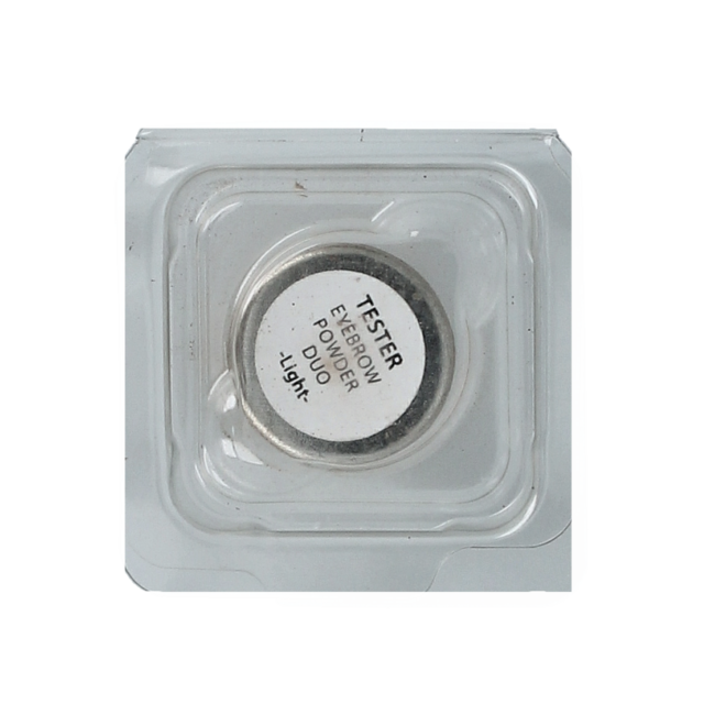 Dúo de polvos para cejas light bio tester 1 unidad