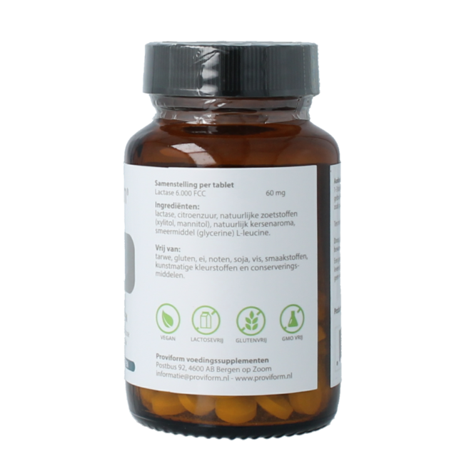 Lactase 6.000 FCC 100 Chewable Tablets