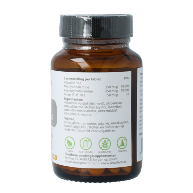 Vitamina B12 500mcg combi folato attivo 100 Compresse da sciogliere
