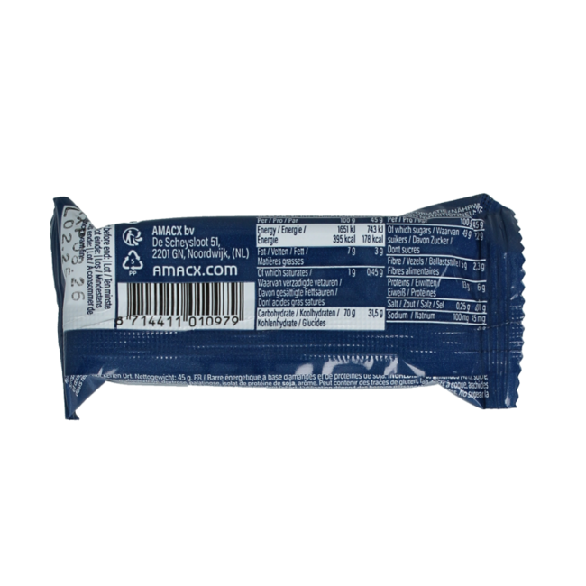 Fast bar vanille 45 grammes