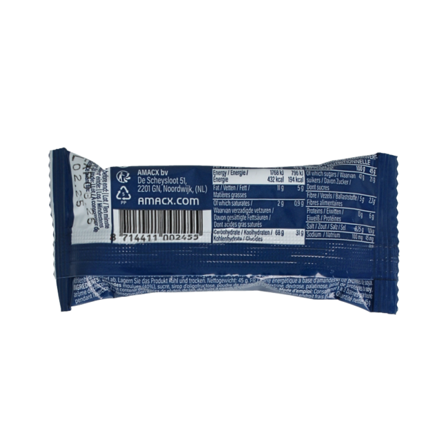 Barre chocolatée Fast 45 grammes