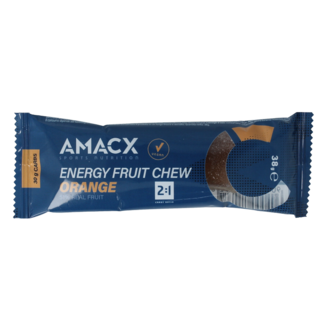 Amacx Gominola energética de fruta naranja 38 gramos