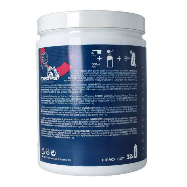 Energy drink forest fruit 1000 Gram