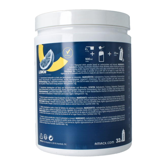 Energy drink lemon 1000 Gram