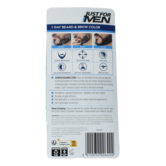 Barbe / sourcils noir 9 Millilitres