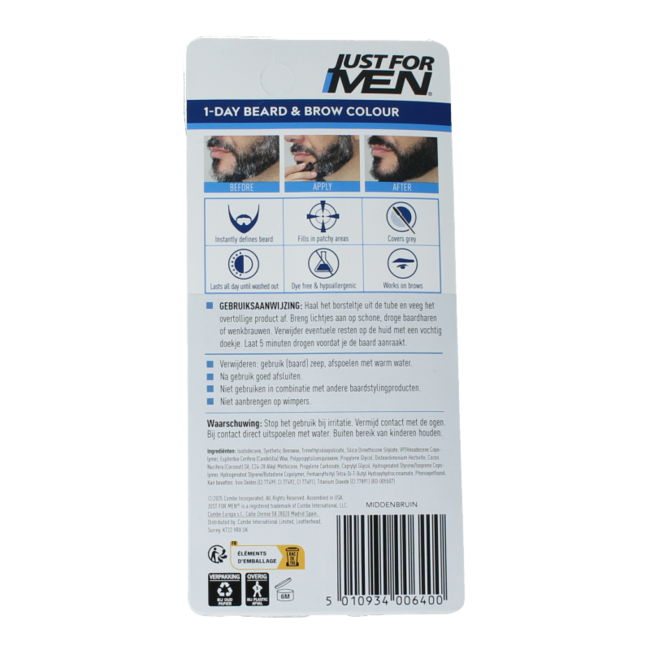 Beard / eyebrow medium brown 9 Millilitres