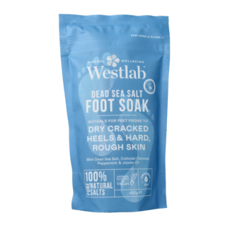 Westlab Bain de pieds sel de la mer Morte 450 grammes