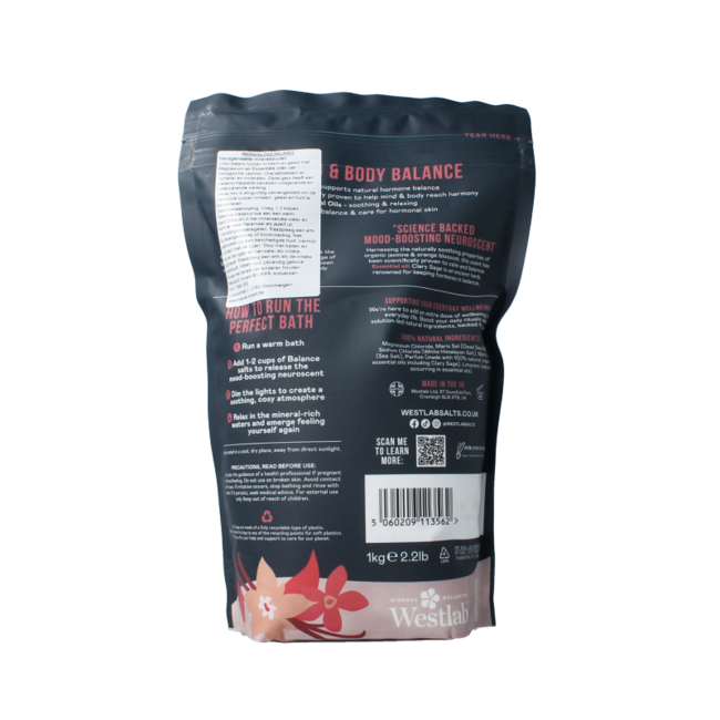 Sel de bain Wellbeing Balance 1000 grammes