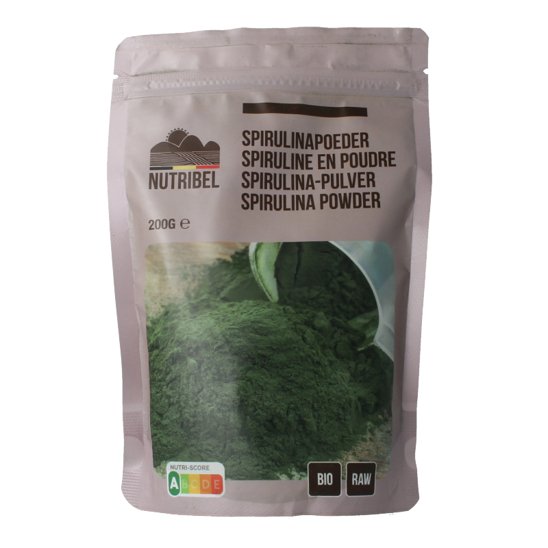 Nutribel Spirulina in polvere raw bio 200 grammi