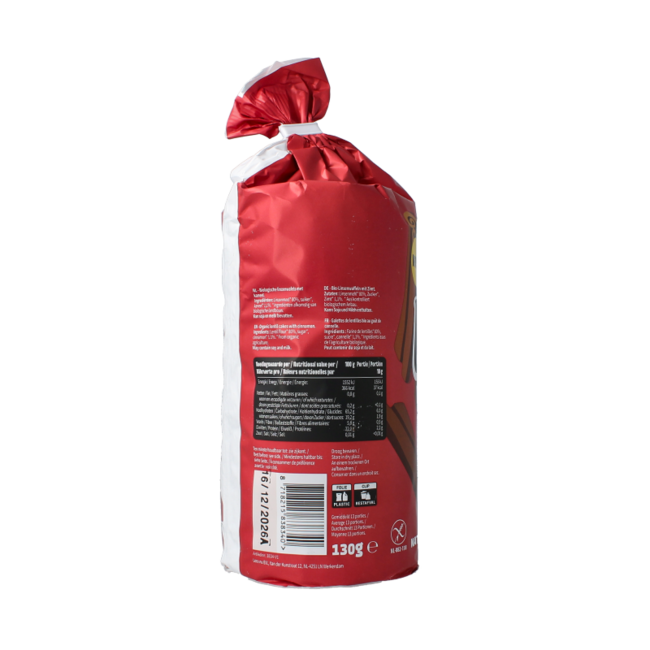 Lovely Waffeln Zimt Bio 130 Gramm